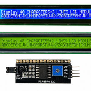 Pantalla LCD 40*2 con adaptador i2c PCF8574