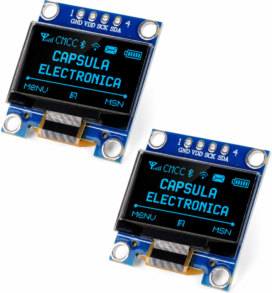 Pantalla OLED de 0.96 Pulgadas I2C
