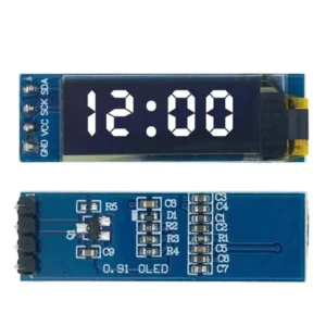 Pantalla OLED de 0.91 Pulgadas 128x32 I2C